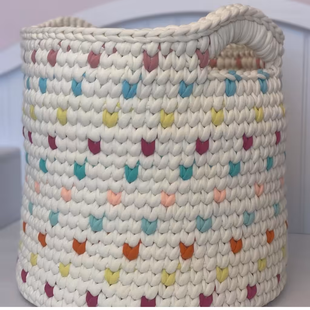 سبد نظم دهنده اسباب بازی  و لباس اتاق تریکو