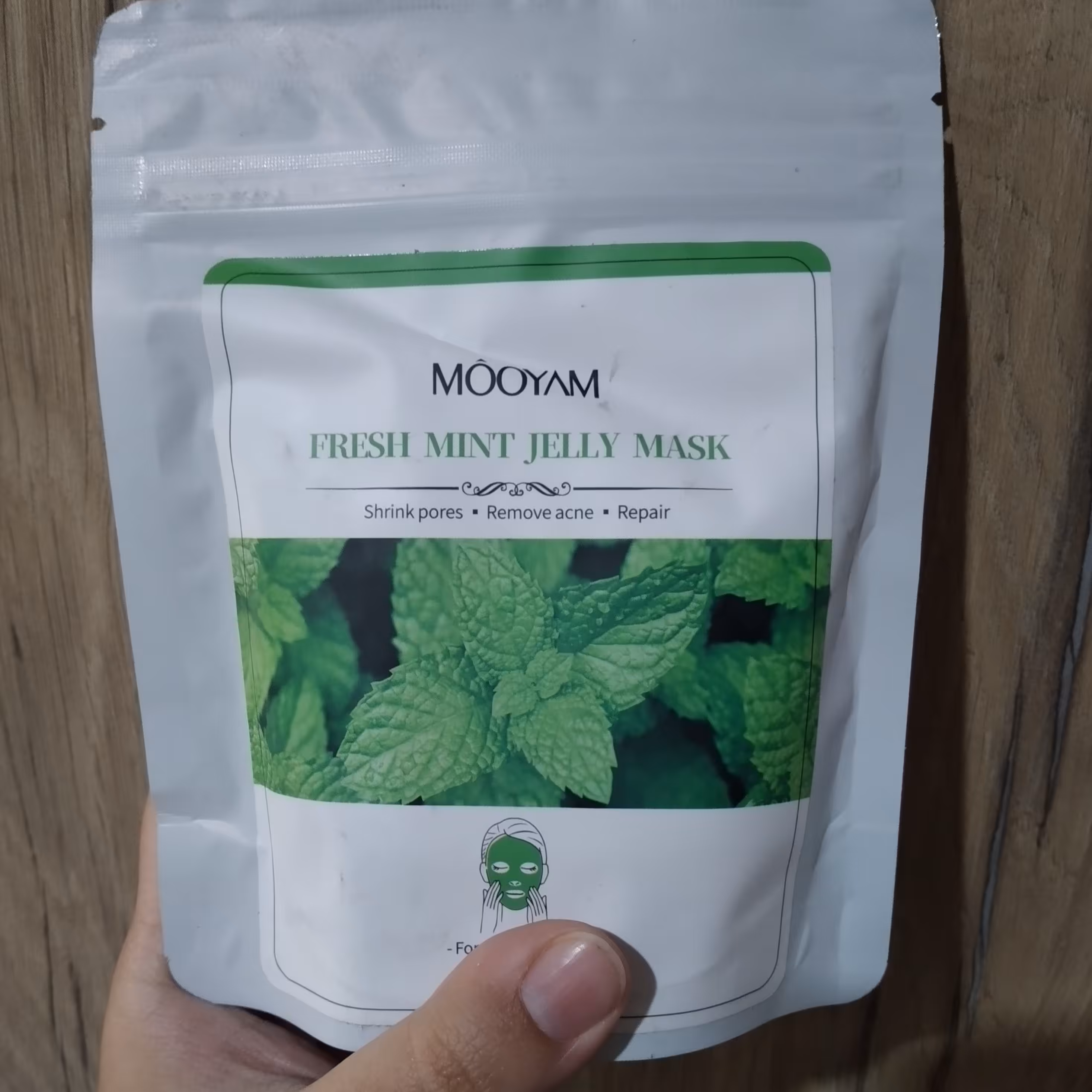 ماسک پودری لاتکسی صورت مویام 100 گرم