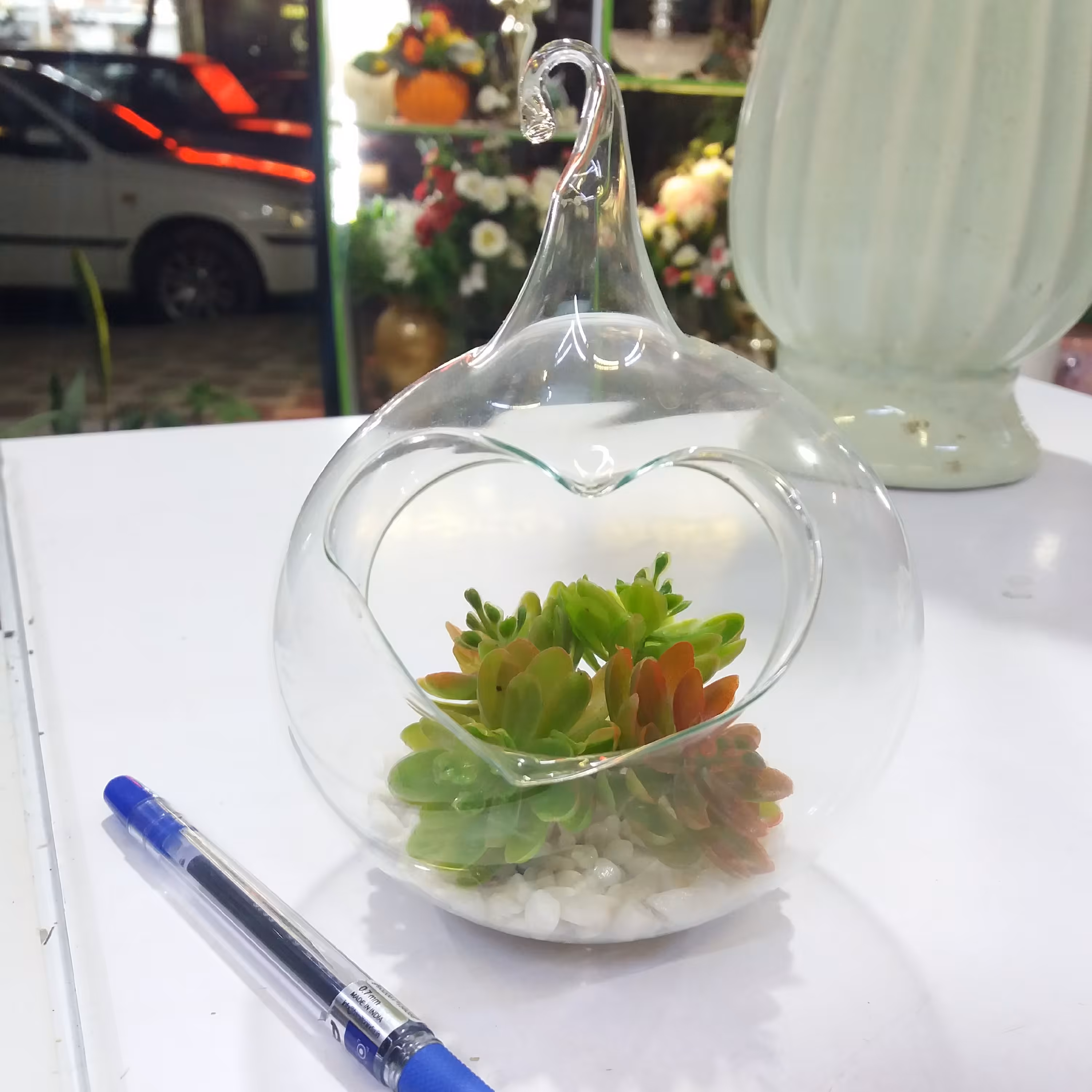 شیشه پیرکس ساکولنت مصنوعی