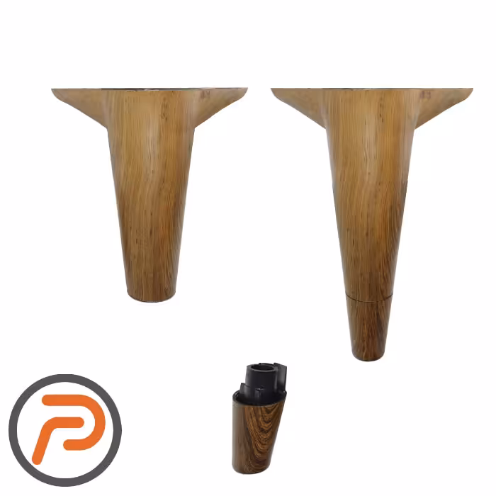 پایه پلاستیکی مخروطی طرح چوب