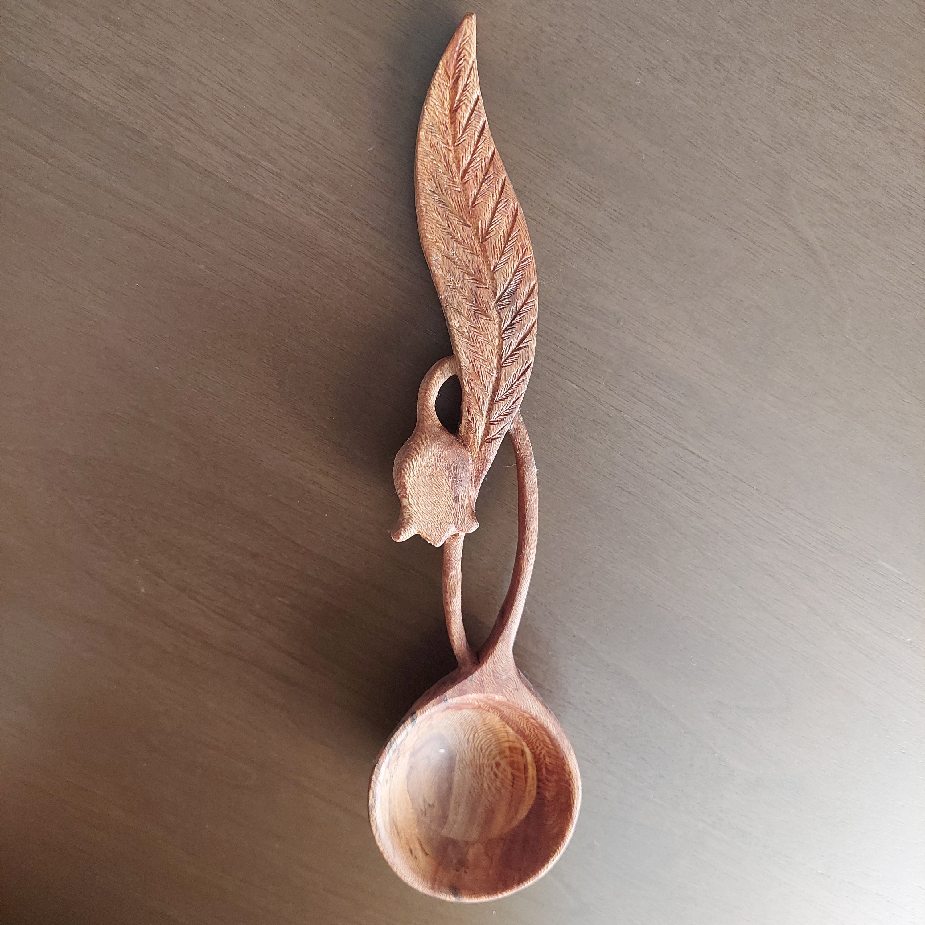 قاشق چوبی منبت آجیل خوری