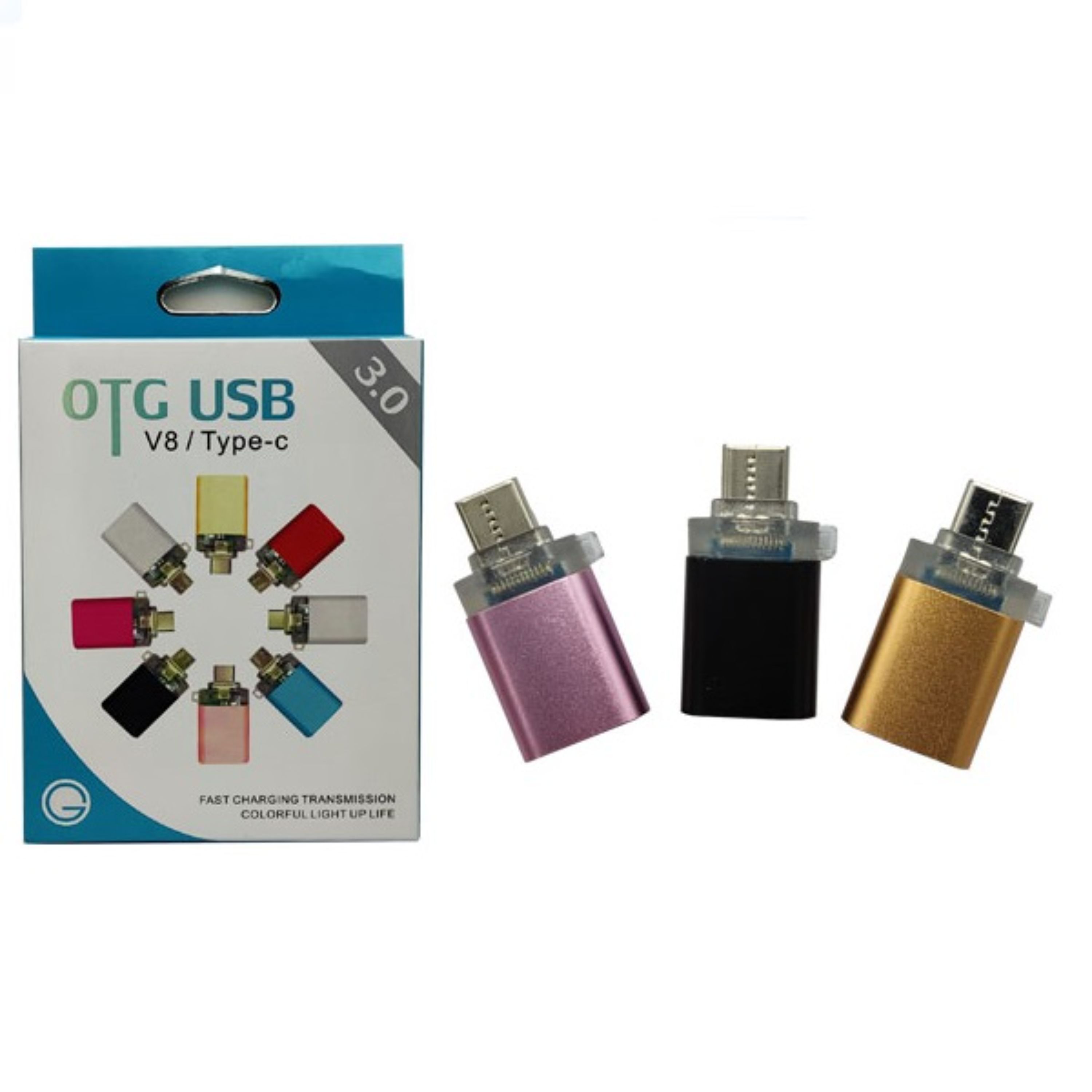 OTG Type-C چراغ دار مدل GP92