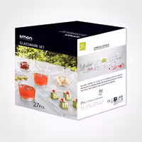 سرویس پذیرایی 27 پارچه شیشه ای لیمون