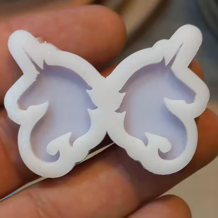 قالب سیلیکونی جفت اسب تک شاخ