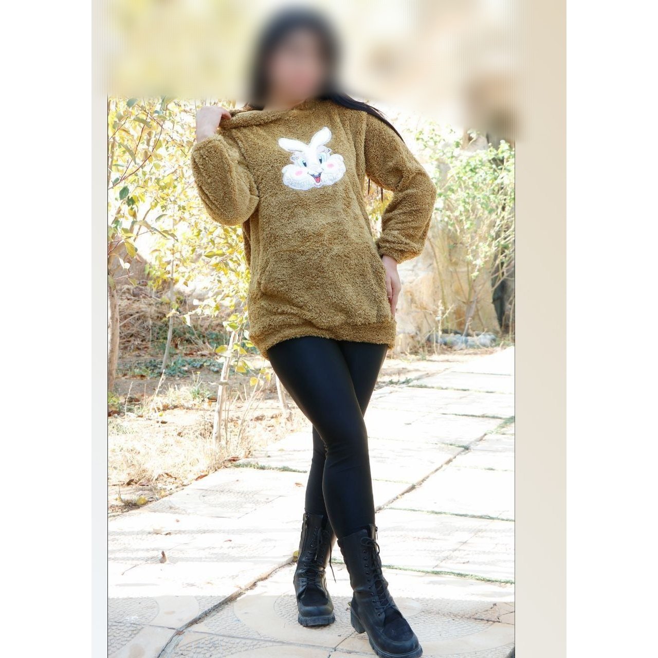 هودی زنانه تدی رویه پشم
