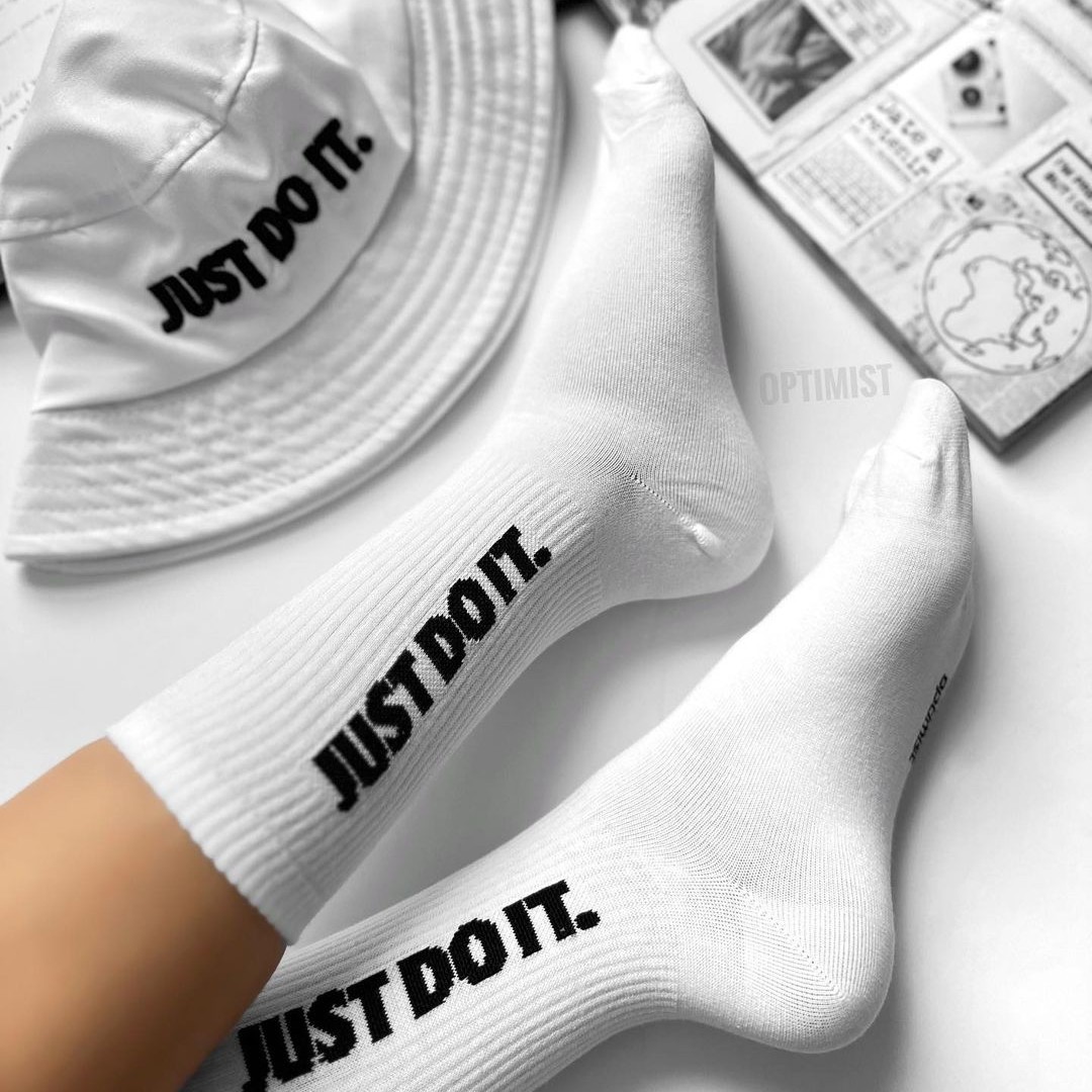 ست just do it جوراب ساقدار و کلاه باکت فری سایز