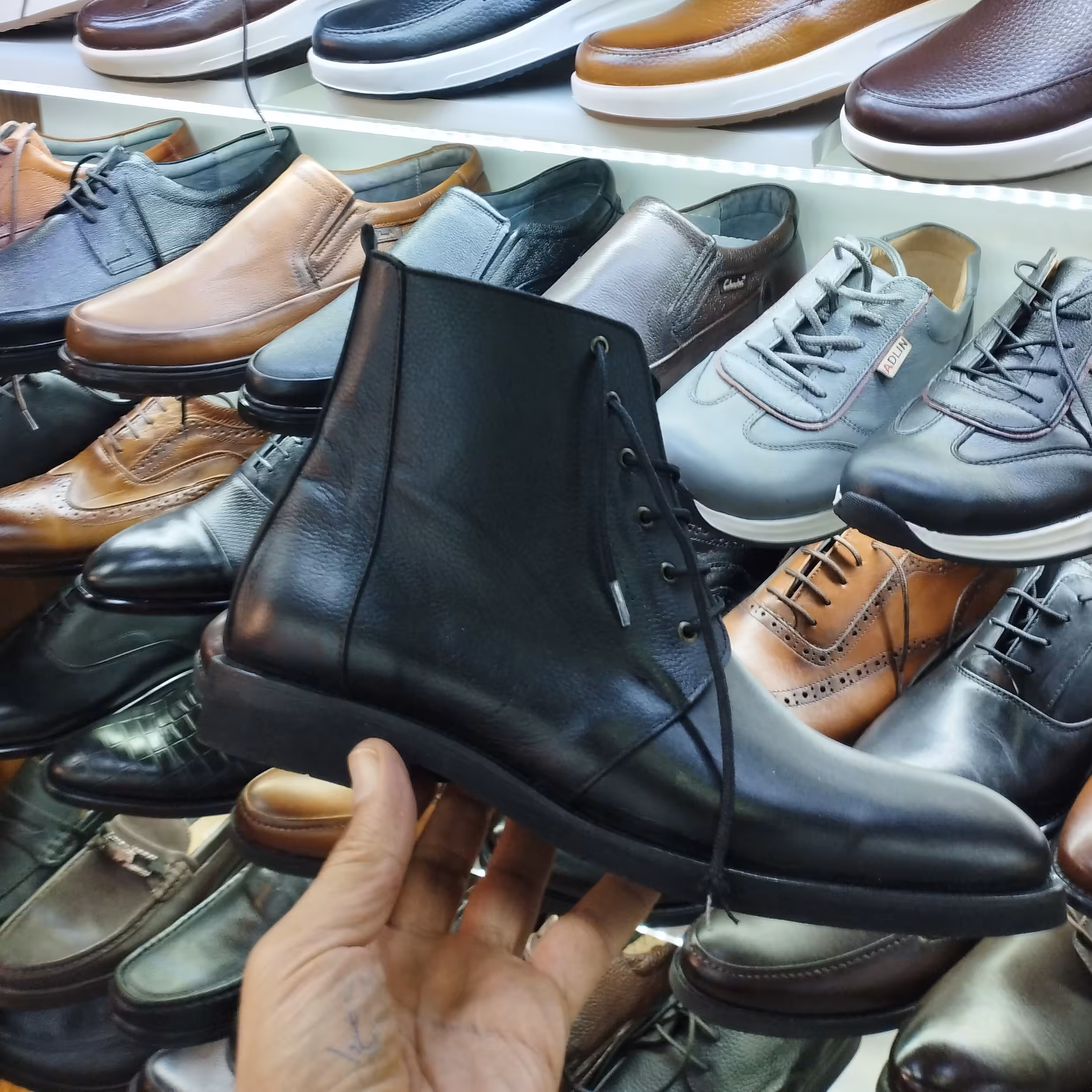 نیم پوت تمام چرم