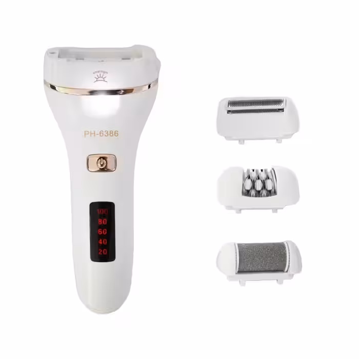 ایپیلاتور فیلیپس مدل  6386ph  برای اصلاح موی بدن بانوان می باشد دارای  باتری قابل شارژ  و قابلیتهای دیگر می باشد 