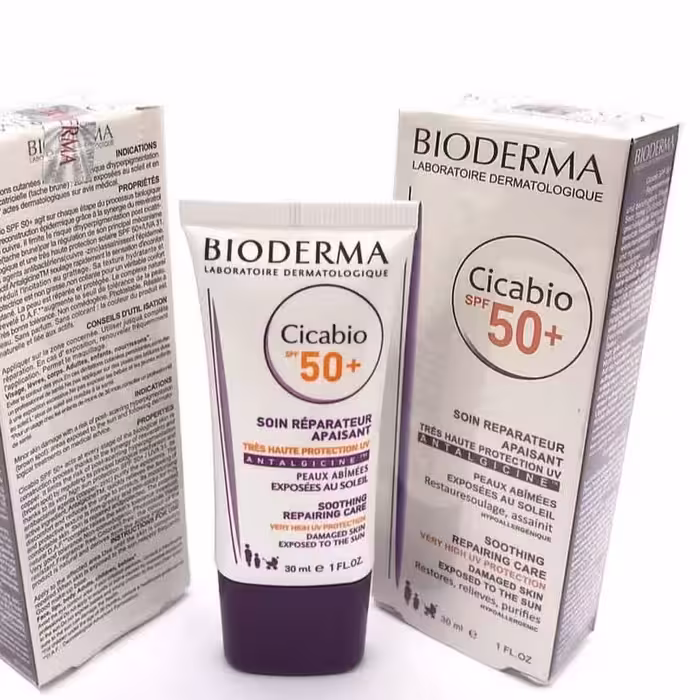کرم ضد آفتاب بایودرما Bioderma مدل CICABIO با +SPf 50 حجم 30 میلی لیتر