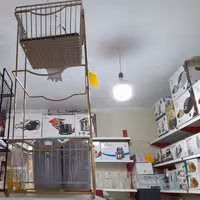 سبد سیب زمینی و پیاز استیل طلایی3طبقه