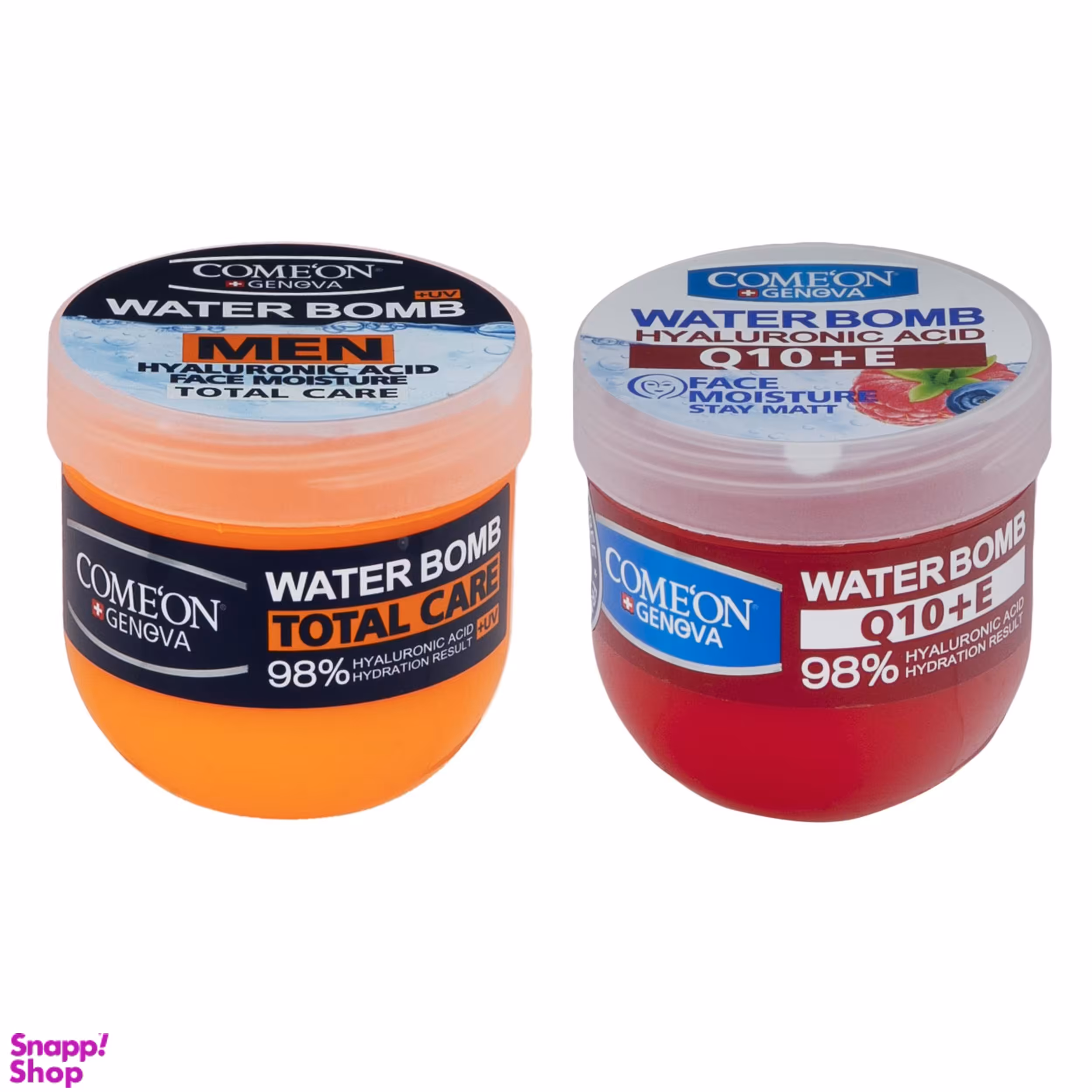 کرم آبرسان کامان (Comeon) سری واتربمب مدل 001 حجم 200 میلی‌لیتر به همراه کرم آبرسان سری واتربمب مدل Q10