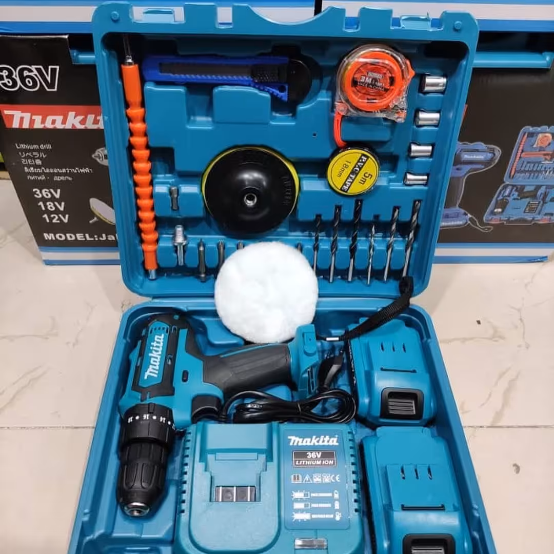 دریل شارژی ماکیتا 36 ولت همرا با پک