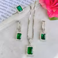 نیمست زنانه نقره با روکش طلا سفید  کد 38