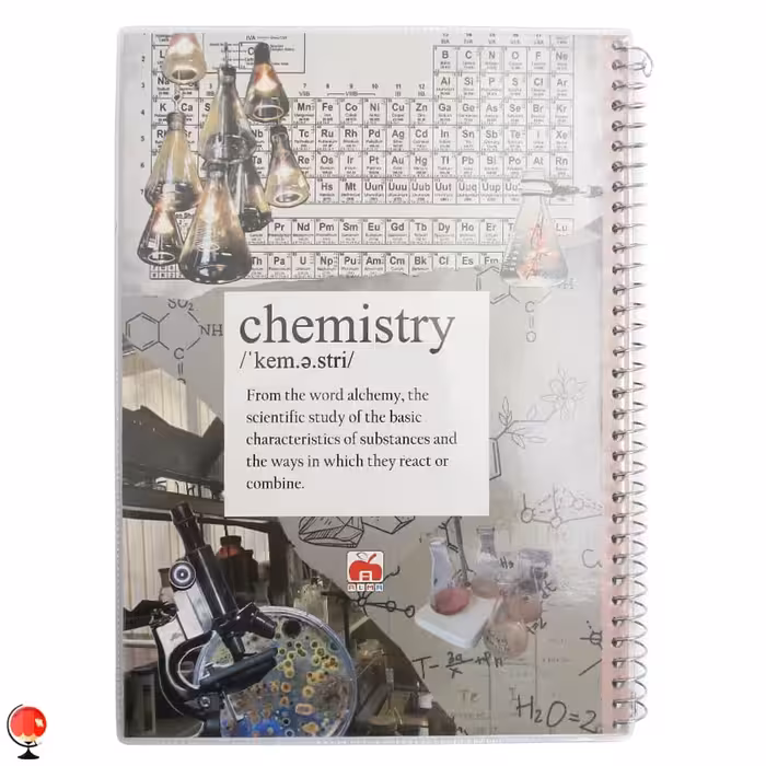 دفتر مشق 80 برگ سیمی مجلد شیمی نهال