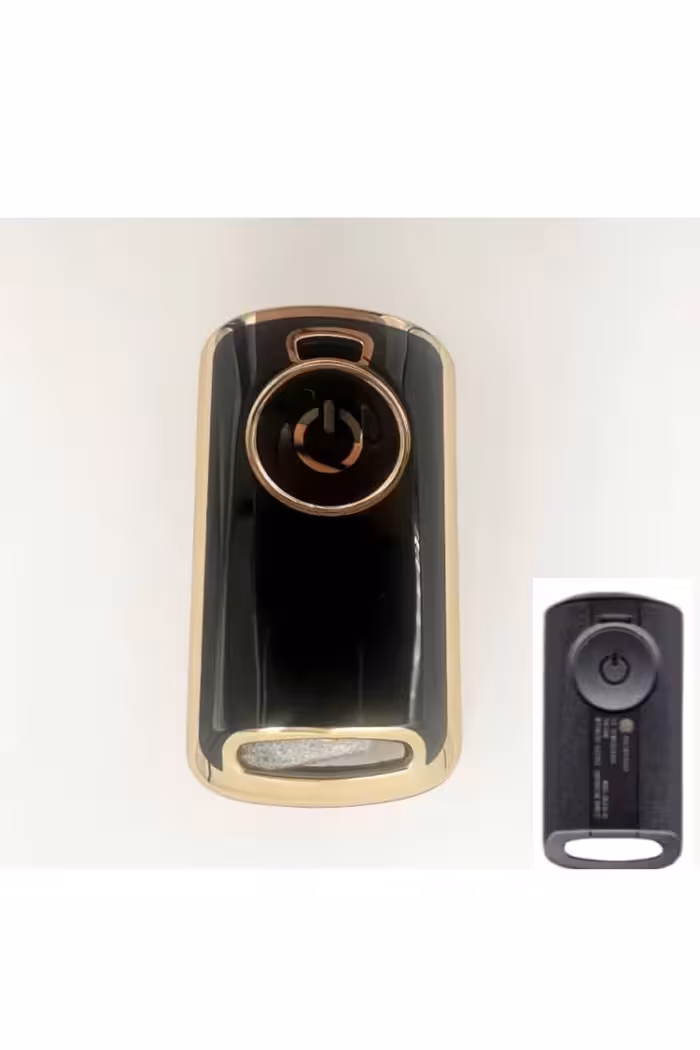 جاسوئیچی خودرو مشکی یاماها مورد جدید 2021 22 23 مدل XMAX 250 400 TECH MAX TRICITY KEY CASE GOLD ŞENYILDIZ AKSESUAR