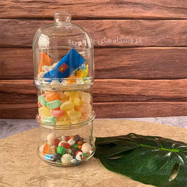 برج شکلات 3 طبقه کلاسیک