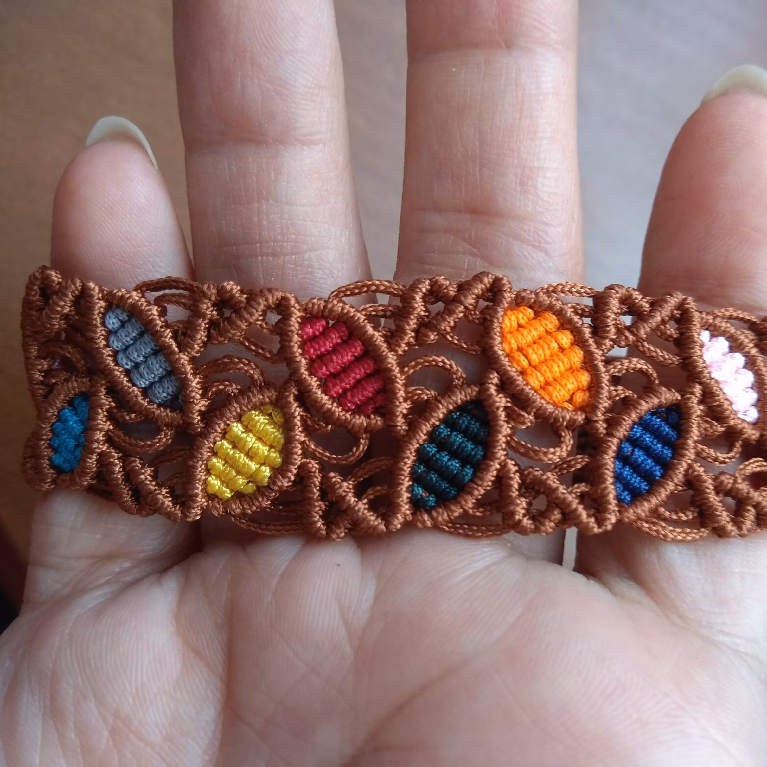 دستبند پاییز (الهام گرفته شده از برگهای پاییز)