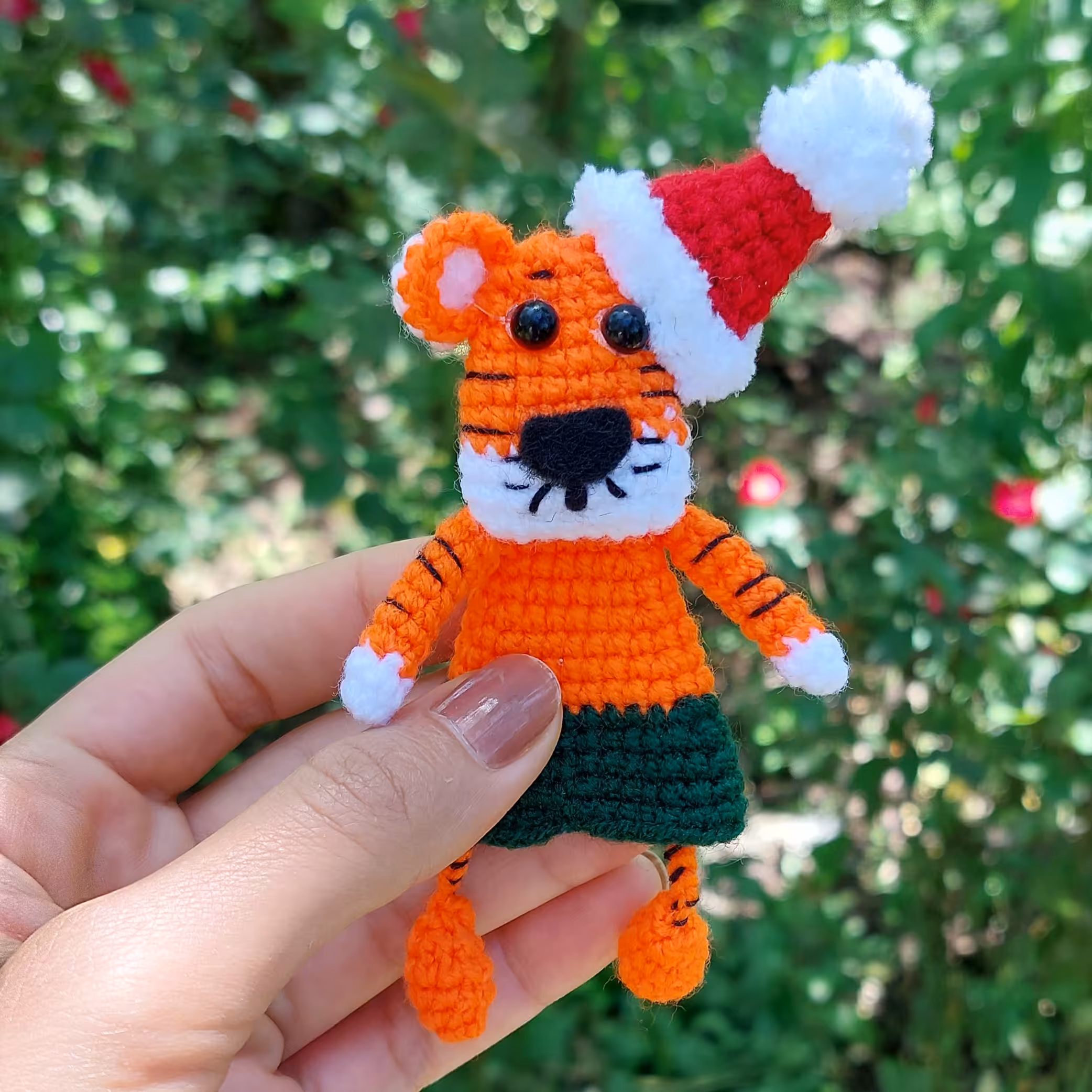 مگنت ببر کلاه دار کاموایی  هر 6 عدد خرید ارسال رایگان