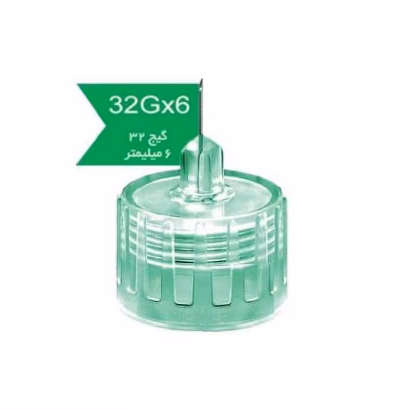 سرسوزن انسولین قلمی خارجی وارداتی سایز 6 ( بسته صدتایی )