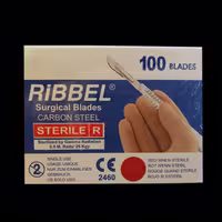 تیغ بیستوری ریبل سایز 15 بسته 100 عددی