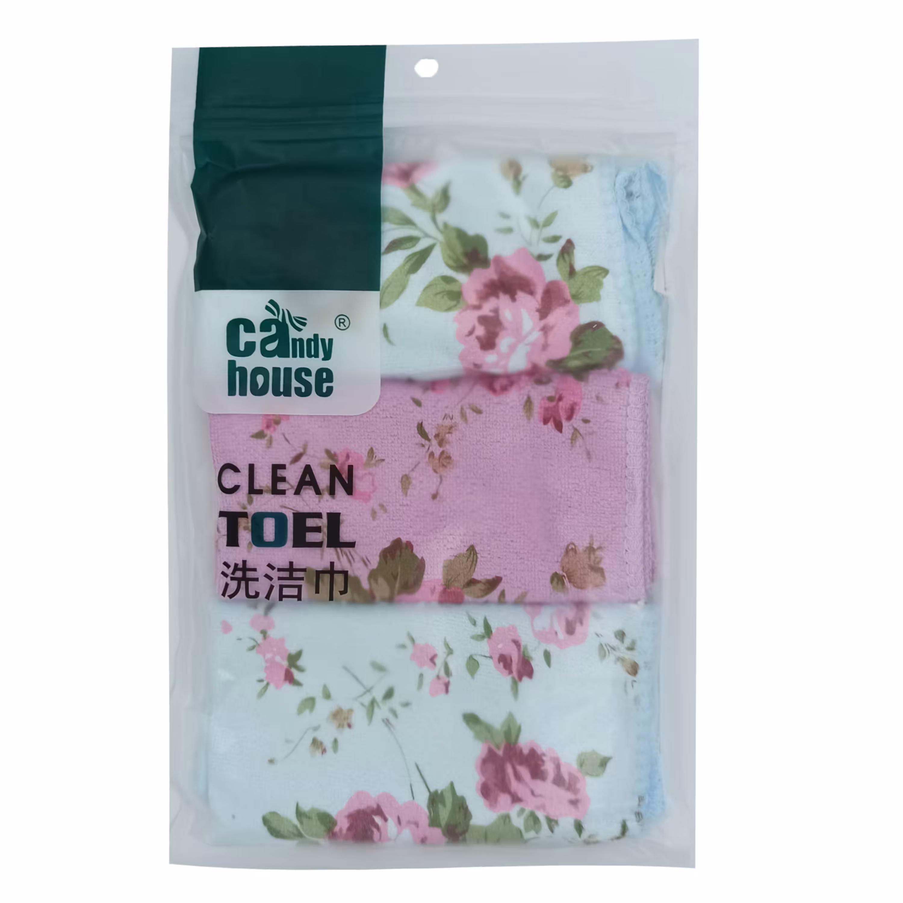 دستمال نظافت آشپزخانه گل ریز بسته بندی 3 عددی