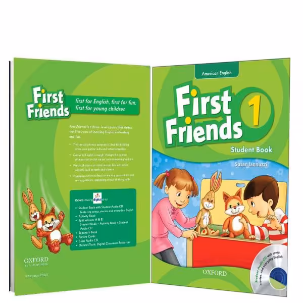 کتاب American First Friends 1 به همراه CD