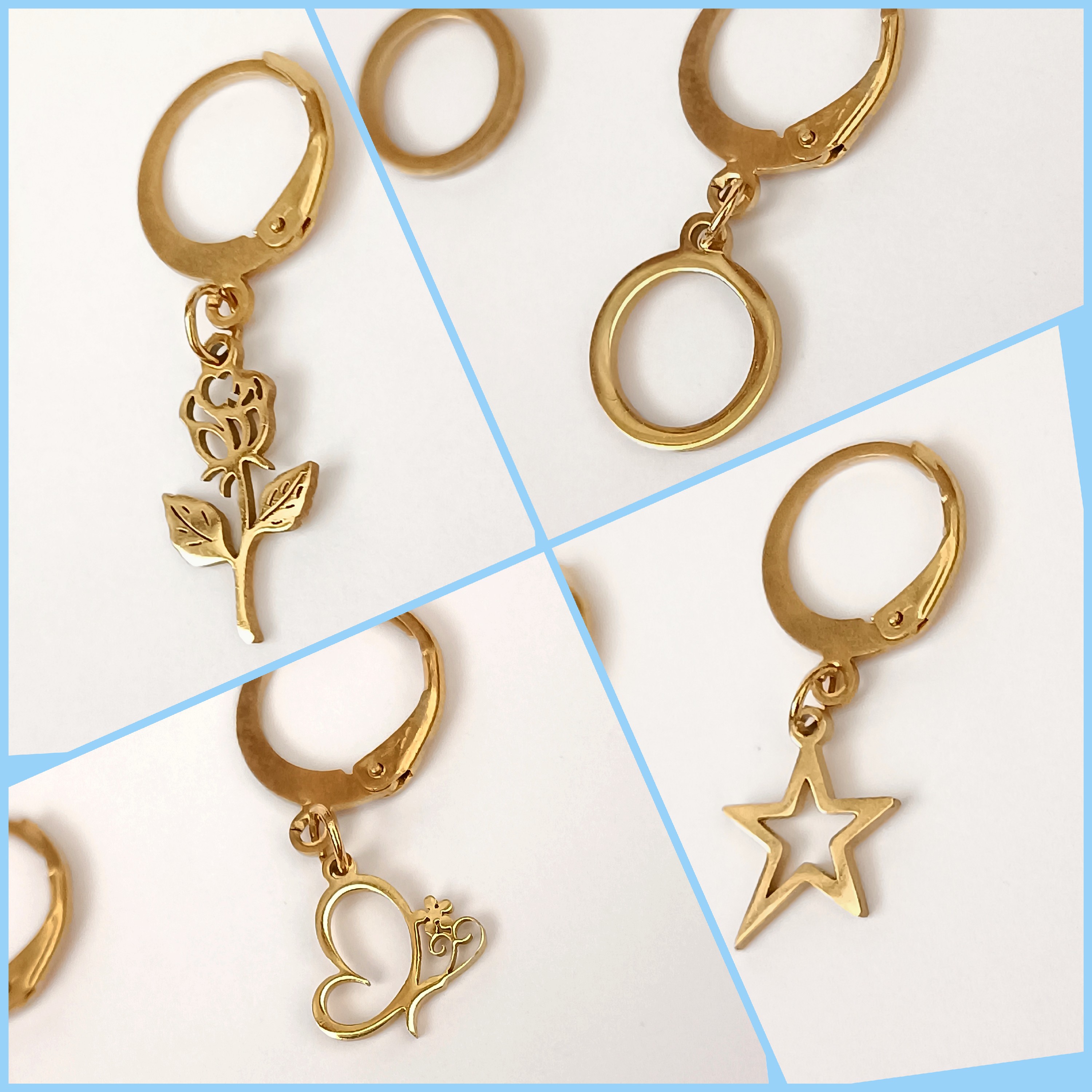 گوشواره استیل دخترانه