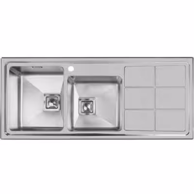 سینک ظرفشویی اخوان توکار 304S