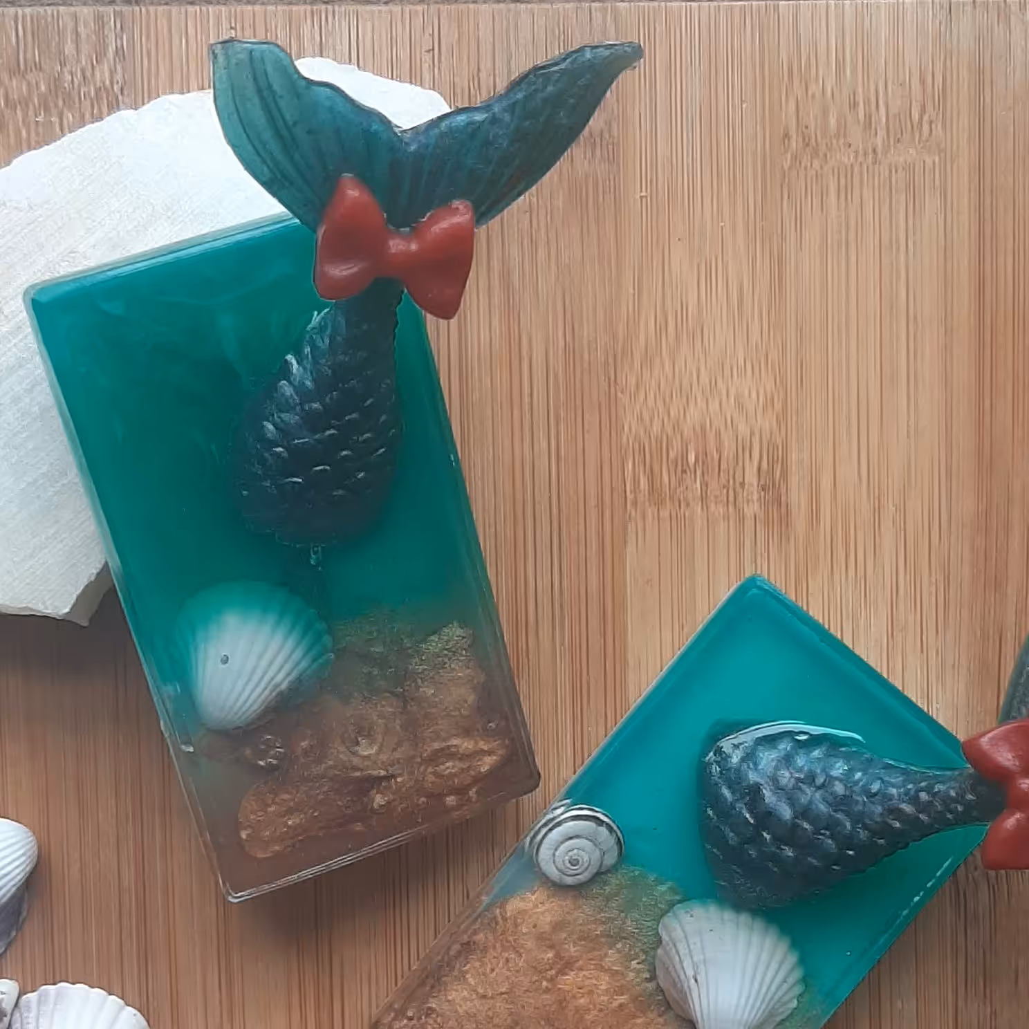 صابون گلیسیرینه فوم، طرح دریایی