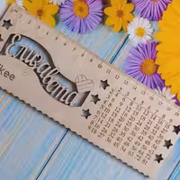 خط کش جدول ضرب