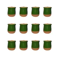 دیزی سفالی مدل یک نفره بسته 12 عددی ( پس کرایه)