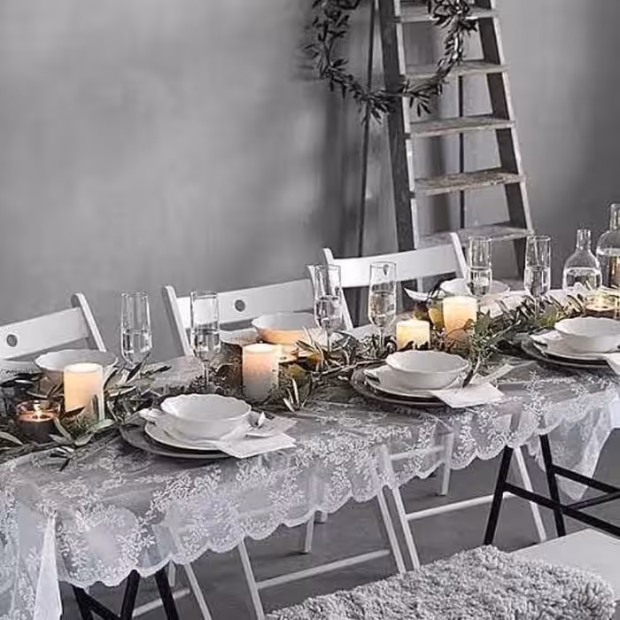 رومیزی پینک لند ترک سایز بزرگ 2 طرف دالبرمیز 8 نفره سایز 150در250  ارسال رایگان 