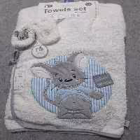 ‎ست حوله نوزادی مادرکر کیمونو طرح موش تپل