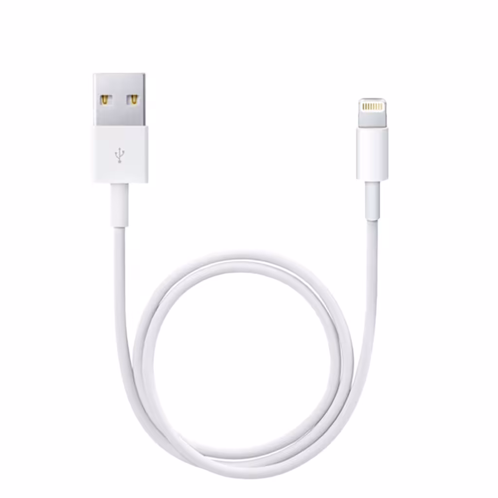 کابل شارژ اورجینال اپل لایتنینگ به USB مدل MD818 Original Lightning to USB با گارانتی 1 ماهه - سفید