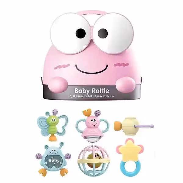 پک جغجغه جعبه ایی قورباغه Babay Rattle کد3176