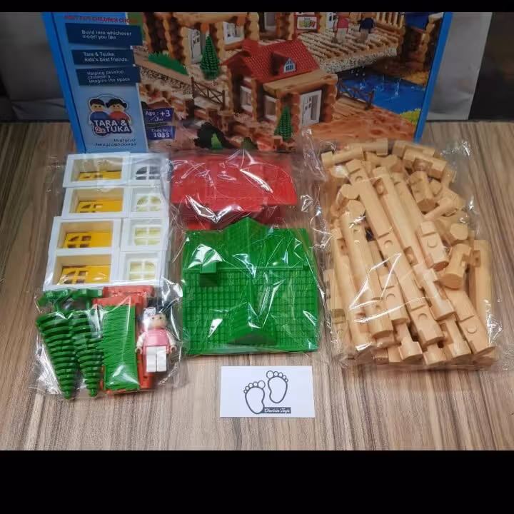 کلبه جنگلی 92قطعه بازی فکری، وهوشی وسرگرمی