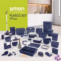 جهیزیه لیمون 47پارچه ابی نیلی