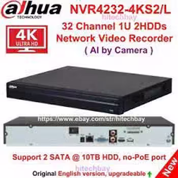 ضبط کننده ویدیویی داهوا مدل DH-NVR4232-4KS2/L