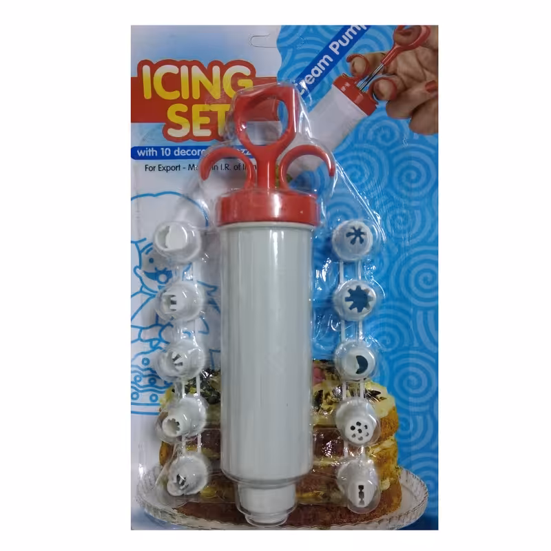 قیف خامه زن مدل موشکی مجموعه 11 عددی