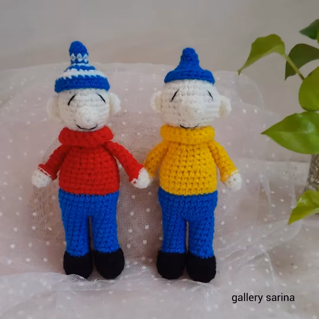 پت ومت  با دستبافتهای من. قلاب بافی