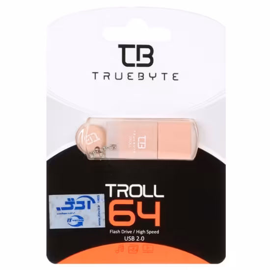 فلش مموری تروبایت مدل TROLL USB2.0 ظرفیت 64 گیگابایت