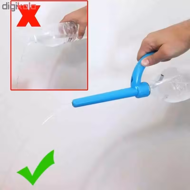 آفتابه و آسان ریز و آب ریز سیار و مسافرتی مایعات مثل آب قابل نصب روی انواع بطری آب و نوشابه و دلستر و.... مناسب برای است
