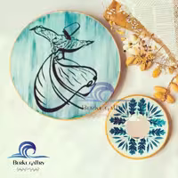 بشقاب دیوارکوب آینه و رقص سماء