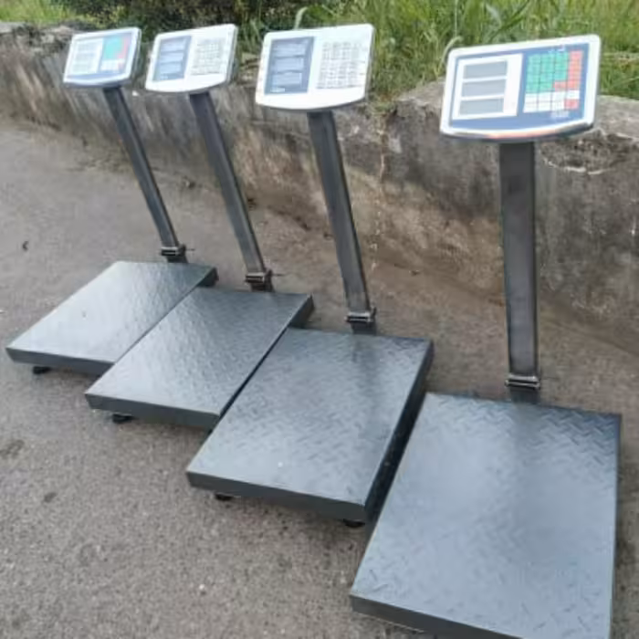 ترازو باسکول 300 کیلویی کفه 40 در 50 تاشو کفه عاجدار ارسال با باربری و پس کرایه 