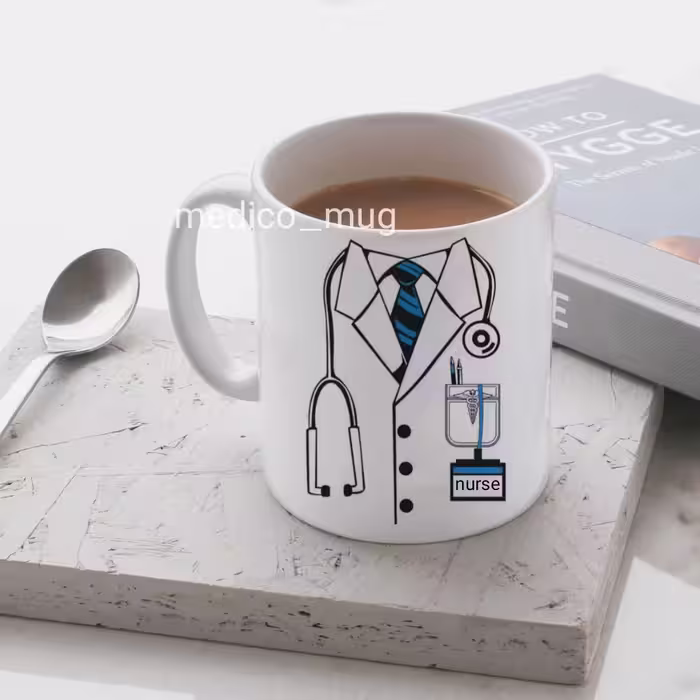هدیه پرستاری مردونه /کادو پرستاری مردانه / ماگ 