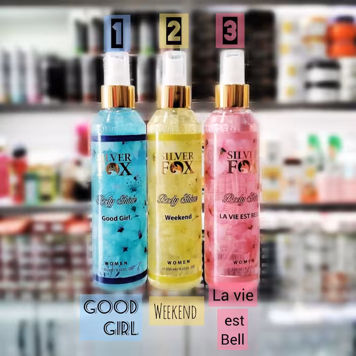 بادی اسپلش شاین اورجینال silver fox سایز بزرگ 