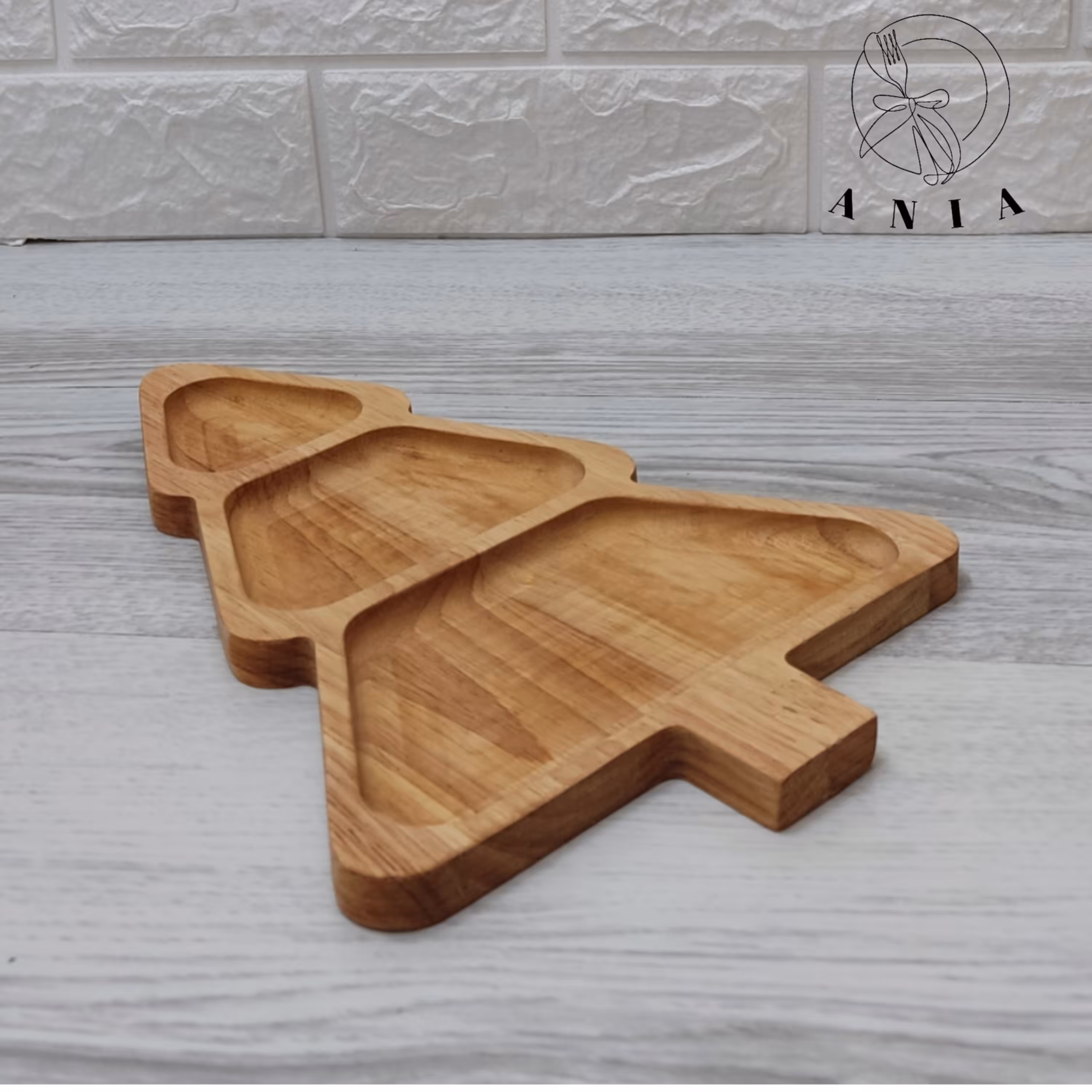 رابروود اردوخوری چوبی طرح کاج