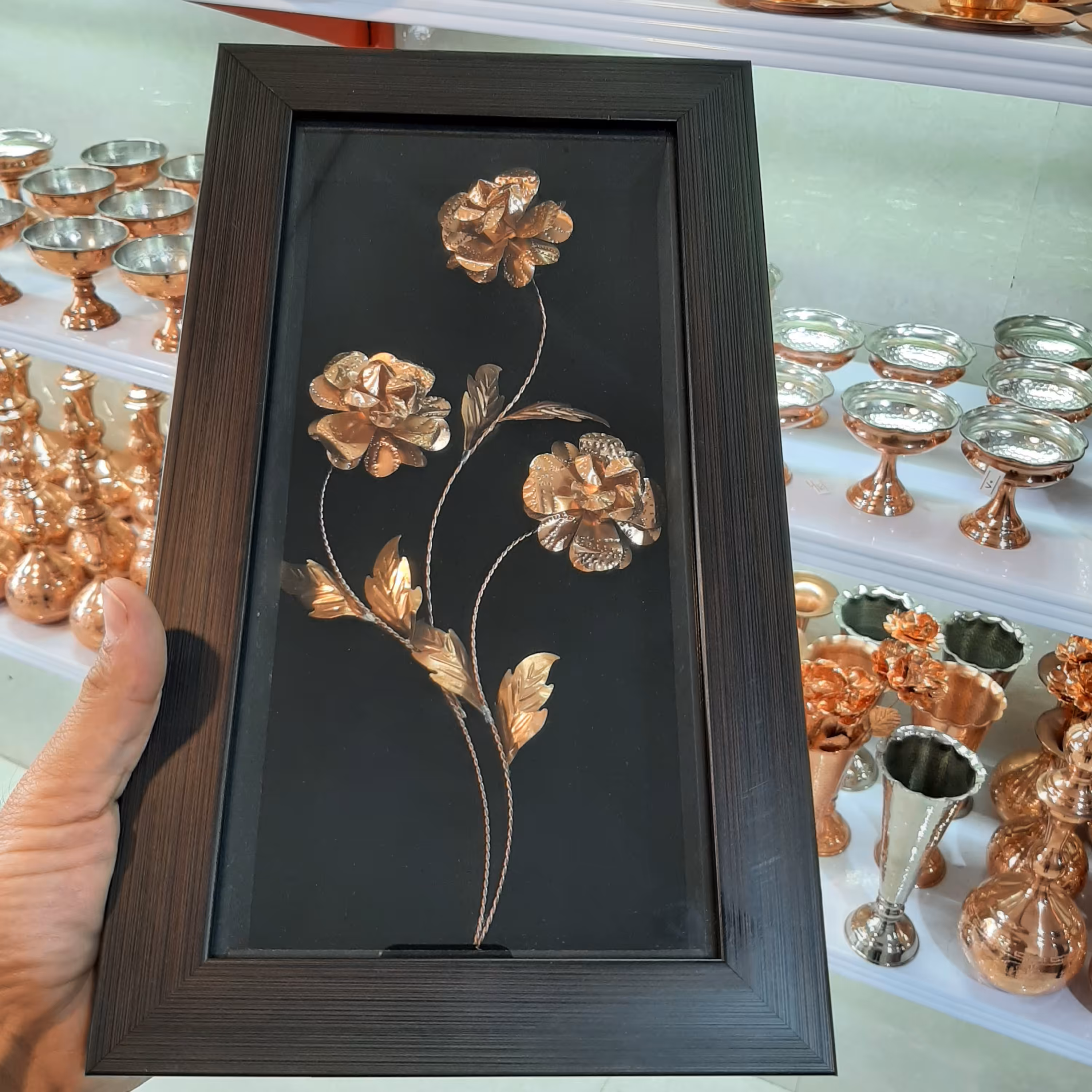 تابلو مسی 3گل رز