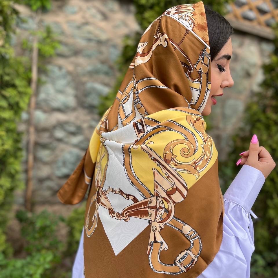 روسری ابریشم توییل جدید وارداتی خاص