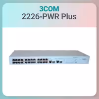 سوییچ شبکه کارکرده 3Com 2226-PWR Plus - 24 ports